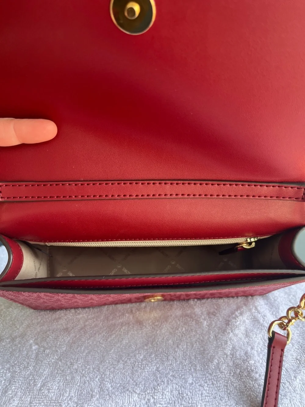 Michael Kors Jet Set Travel Medium Logo Pochette - Picture 6 of 6